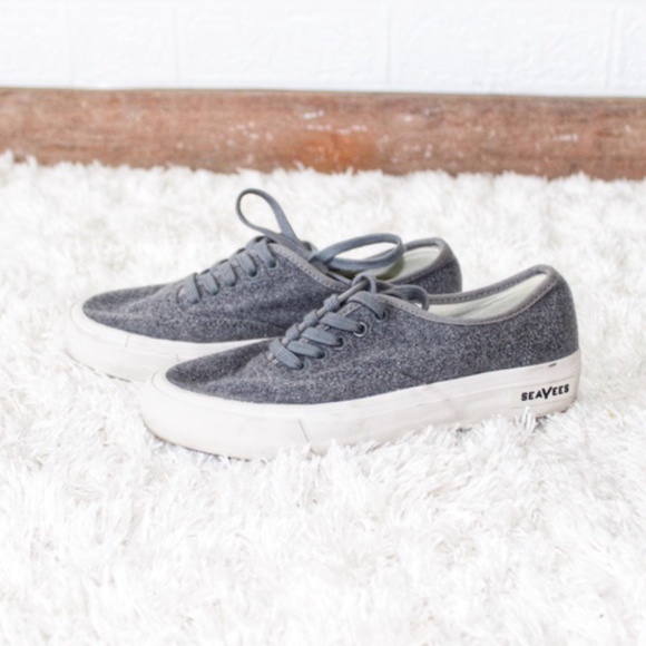SeaVees Shoes - Seavees by J.Crew wool gray sneakers size 6